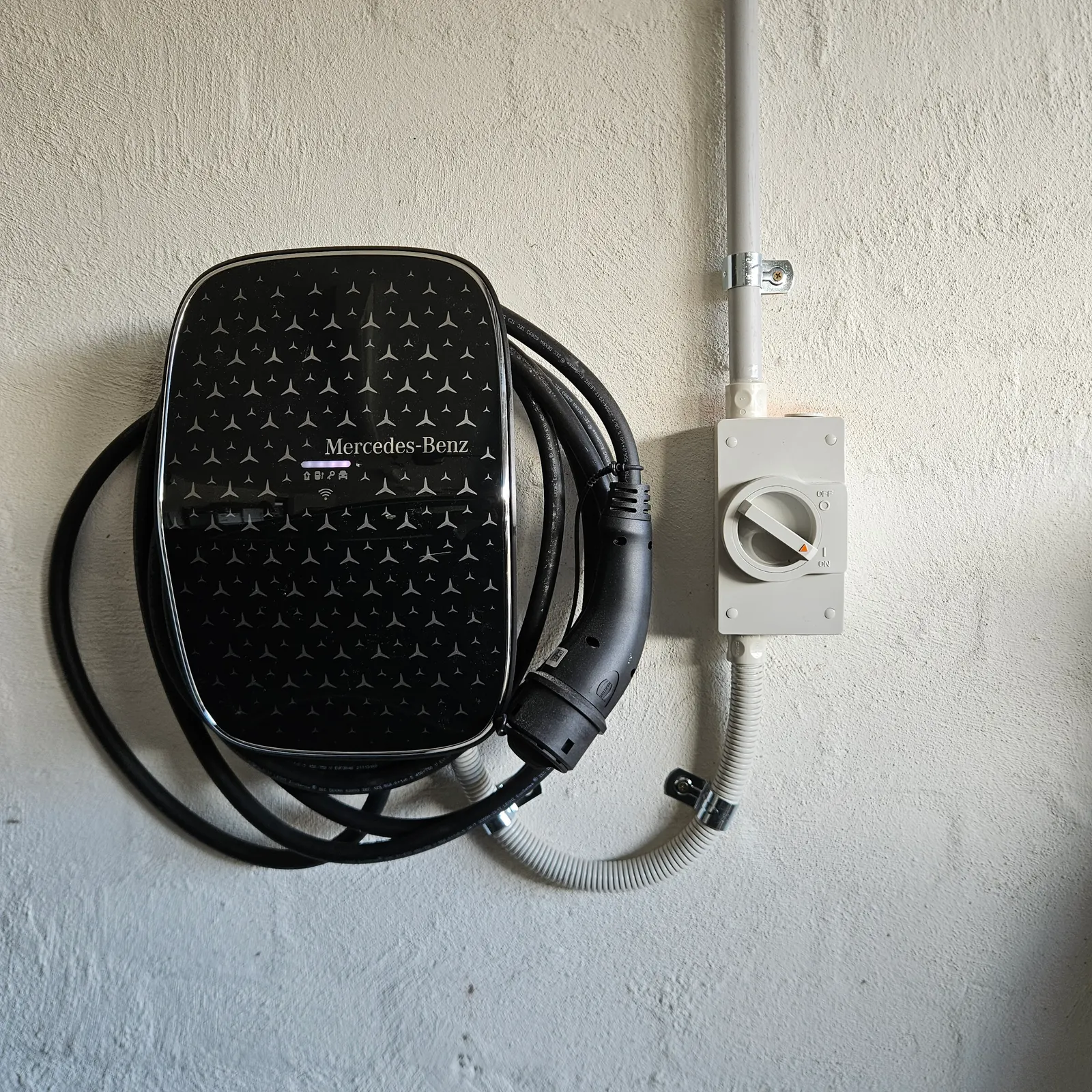 Merc Ev charger: ev charger installations by AZ Electrical, Melbourne