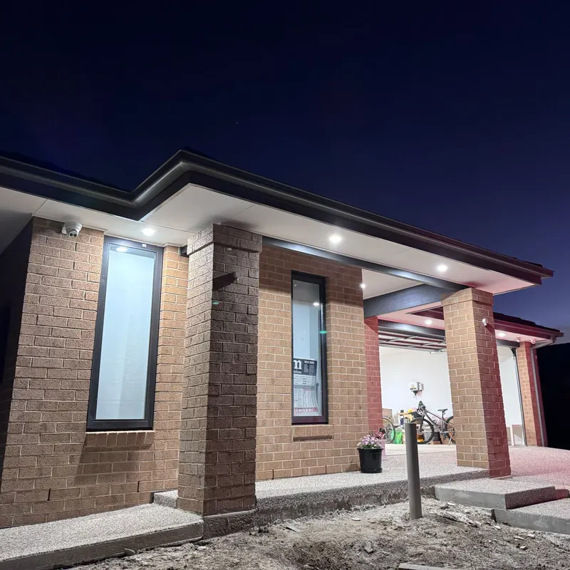 Outdoor light: power and lighting by AZ Electrical, Melbourne