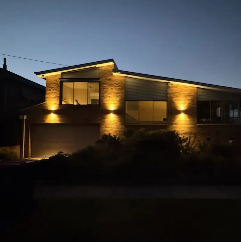 Outdoor light: power and lighting by AZ Electrical, Melbourne